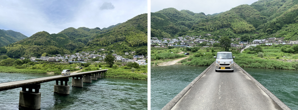浅尾沈下橋(あそおちんかばし)